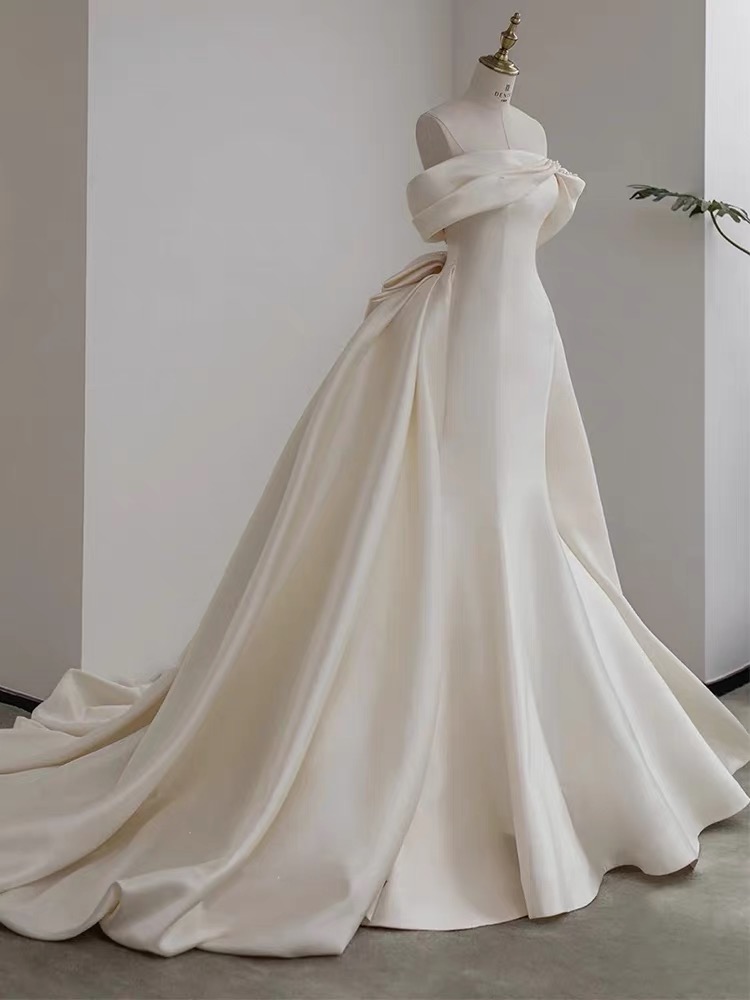 Luxury Wedding Dress, Fairy Wedding Dress, Off Shoulder Bridal Dress ...