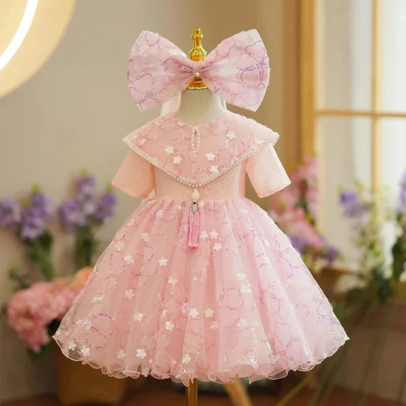 Louiza Dress Light Pink Floral