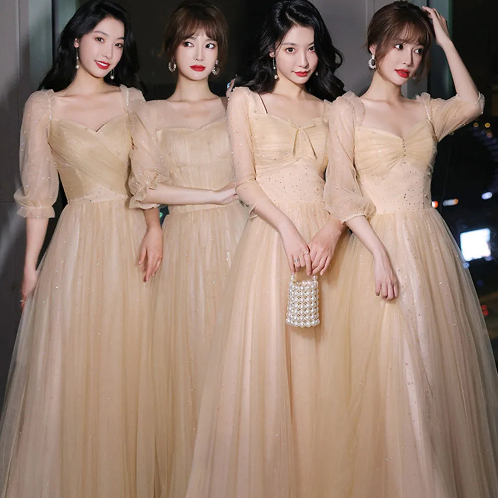 Chiffon Layered Long Sleeve Gown with Cascade Jacket Dusk